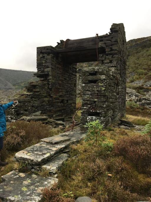 Cosy Terrace Cottage Built Into The Mountain Side. ブライナイ・フェスティニオグ エクステリア 写真
